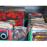 A Mixed Lot of LP's/45 R.P.M's - Stranglers, Def Leppard 45's, Ok, UK, Saxon, Quo picture disc, P.