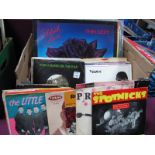 A Collection of LP's, to include Thin Lizzy, The Grassroots, Bob Dylan, Bob Marley. Bee Gees,