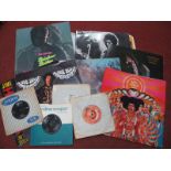 Jimi Hendrix Interest - A collection of LP's and 45rpm, including 'Are You Experienced' and 'Axis: