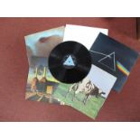 Pink Floyd LP's - Dark Side Of The Moon (the rare solid blue triangle label, no insert); Atom