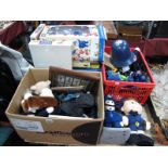 Police Related Items, to include jigsaws, soft toys, teawares:- Three Boxes