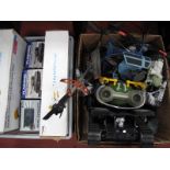 Flashing Combat Tank, radio controlled kits, etc:- Two Boxes