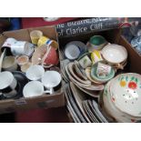 Susie Cooper, Solian, Shelley and Other Pottery:- Two Boxes