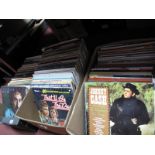 L.P's, to include Johnny Cash, Rock n Roll, Sinatra, Hollies, Elton John, etc:- Three Boxes