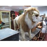 A Large Lion, ex shop prop, with moving parts.