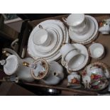 Royal Albert 'Val D'Or' Table China, of twenty seven piece coffee set.