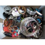 A Mixed Lot of Assorted Costume Jewellery:- One Box