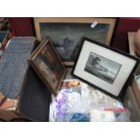 Postcards, to include early XX Century Sheffield photographs, XIX Century Bible watercolour, etc:-