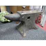 A Cast Iron Anvil, length 59cm.