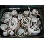 Queens, Rosina and Other 'Yuletide' Tableware:- One Box