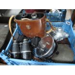 An Alvey Snapper Reel, binoculars, Koroll C.M.F. camera:- One Box