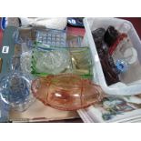 Four Bradex Ware Plaques, glassware:- One Box