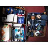 Police Related Items, to include books, die-cast vehicles, figures:- Three Boxes