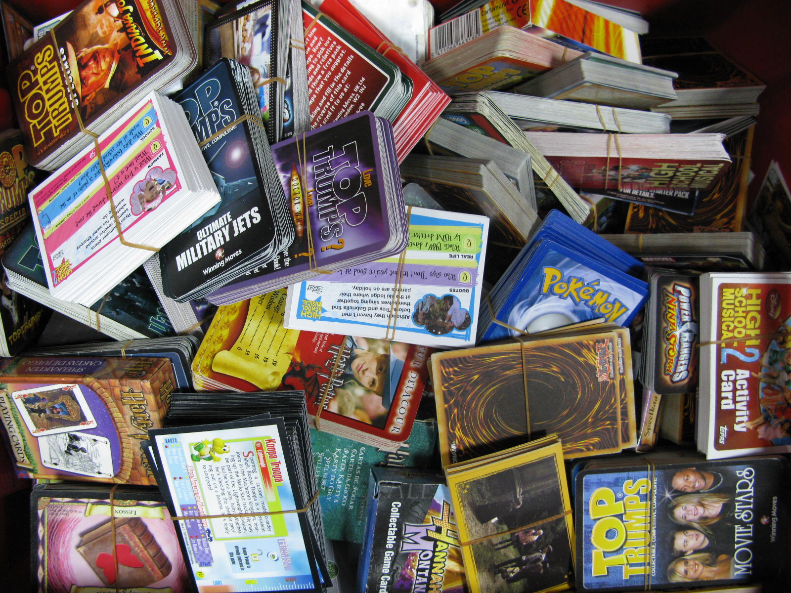 A Quantity of Modern Trade and Game Cards, by Top Trumps, Cartamundi, Topps, Kumnai and other,