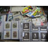 A Quantity of Cigarette Cards, including two sets of Wills 'Old Inns, set of Kensitas Silks-Flags,