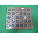 An Attractive Collection of Thirty 1799 Halfpennies, which are sometimes in the higher grades.