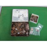 A Quantity of G.B. Pre-Decimal Coins Queen Victoria - Elizabeth II Farthings and Halfcrowns;