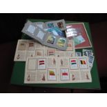 A Quantity of Kensitas Silks, including two albums, all flags, foreign coins and three sets of