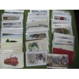 A Collection of Over Two Hundred Picture Postcards, mainly early XX Century birthday and Christmas