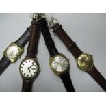 Rotary, Montine, Sekonda and Pierre Andre mechanical gents wrist watches. (4)