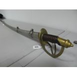 Reproduction U.S. 1840 Cavalry Sabre, (called "The Wrist Breaker"), very good condition, in