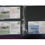 An Album of Approximately Thirty Flown Covers, many signed including 60th Anniversary of the