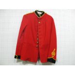 A George V Royal Engineers Red Tunic, with remains of label dated 1918.
