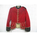 A George V Scottish Full Dress Red Tunic, General Service buttons.