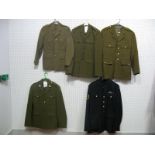A Late XX Century No.2 Dress Jacket, no collar badges, cloth Royal Tank Regiment badge on right