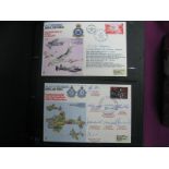 An Album of Eighty Plus Flown Covers, many signed including No 72 Squadron RAF Commemorating the