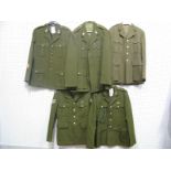 A Late XX Century British Private's No. 2 Dress Tunic, with ribbon bar and Royal Ordnance Corps