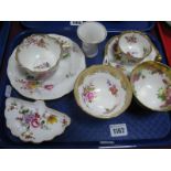 Royal Crown Derby 'Posies', Hammersley 'Dresden Sprays', Royal Chelsea 'Golden Rose', etc:- One