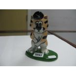 Lorna Bailey - Tiger (Woods) the Golfing Cat, 13.5cm high.