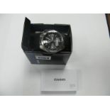 Casio; A Modern Wave Captor Digital Gent's Wristwatch, in original box.