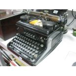 A Mid XX Century 'Royal' Typewriter, in black.