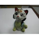 Lorna Bailey - Busy Bee the Cat, 12.5cm high.