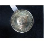 A 9ct Gold Royal Horticultural Society Medallion, engraved "To P & M Settle-Bamber for Cacti 17.8.