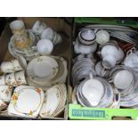 Various Teawares, including Colclough (pattern 8378), Royal Grafton 'Majestic', Duchess '