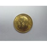 A George V Half Sovereign, 1914.