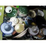 Tureen, pair vases, shaving mug etc:- One Box