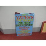 A Handpainted Sandwich Board for "Yates's the Talbot Pub".