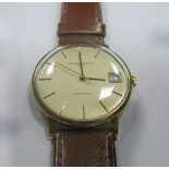 Vacheron & Constantin; A Vintage Gent's Wristwatch, the signed dial with baton markers and centre