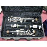 A Circa 1930's Five Piece Clarinet, '35" Besson, London' in fitted hard case.