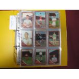 1960 A & B.C Blue Back Football Cards (44), 1967 A & B.C black back star players, set of 55.