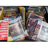 Bolton Wanderers Home and Away Programmes, large quantity including 1977 at Troisdorf, Stuttgart,