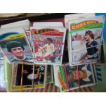 Topps Football Cards 1978-81, fourteen A & B. C examples, over five hundred.