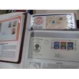 Three Albums Containing a Collection of Commonwealth First Day Covers, including Anniversary of