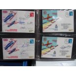 An Album Containing Fifty Five Great British Flown Covers Depicting Aerobatic Teams at Various Air