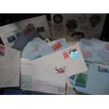 A Collection of Over 160 Covers and a Few Cards from Around The World, G.B. first day covers to 1994