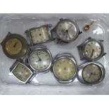 Ingersoll Crown, Ardan, Grand Prix Super De luxe and Other Vintage Wristwatch Heads, (no straps).